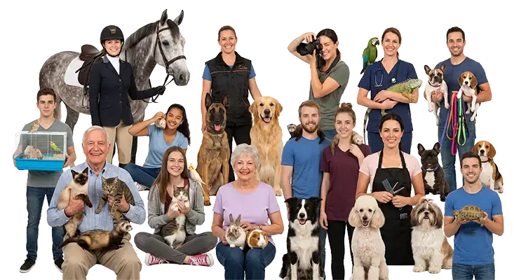 Persona con mascota